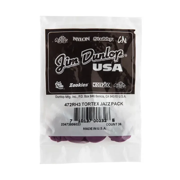 DUNLOP Púas Tortex Jazz III Heavy (pack de 36)
