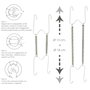 ORYX Cuelgaplatos Muelle para Platos de 13 a 18 cm