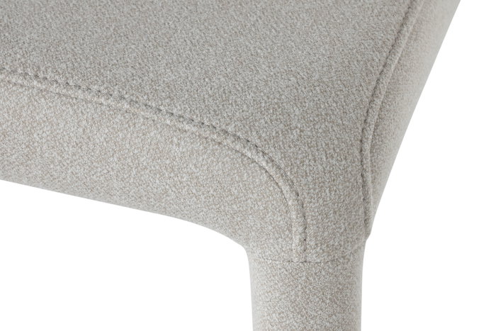 DKD Home Decor Silla de Metal y Poliéster Beige
