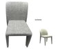 DKD Home Decor Silla de Metal y Poliéster Beige
