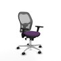 PIQUERAS Y CRESPO Silla de oficina Jorquera con mecanismo Sincro, Morado y Gris