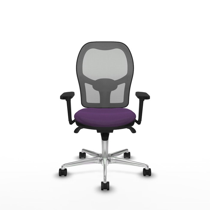 PIQUERAS Y CRESPO Silla de oficina Jorquera con mecanismo Sincro, Morado y Gris PIQUERAS Y CRESPO Silla de oficina Jorquera con mecanismo Sincro, Morado y Gris