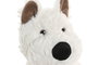 DKD Home Decor Peluche de Perro Blanco y Marrón