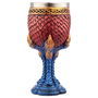 PUCKATOR Copa Garra de Dragon y Escamas Resina Acero Inoxidable 16,5x7,5x7,5cm