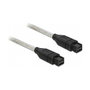 DeLOCK Cable FireWire Macho/Macho 9 Pin, 1 m, Gris