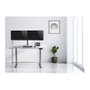 Equip Soporte para monitor de mesa dos brazos para 2 pantallas de 13-27" inclinable y giratorio 360°