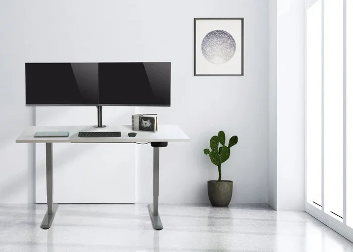 Equip Soporte Doble Pantalla 13-27 Pulgadas Negro