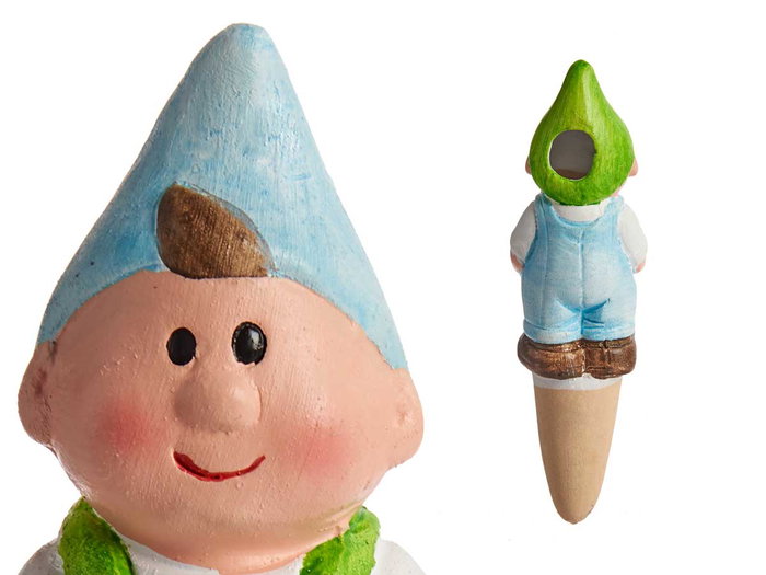 Ibergarden Humidificador Plantas Duendes Cerámica Color Surtido 4x15x4 cm (Set de 48)