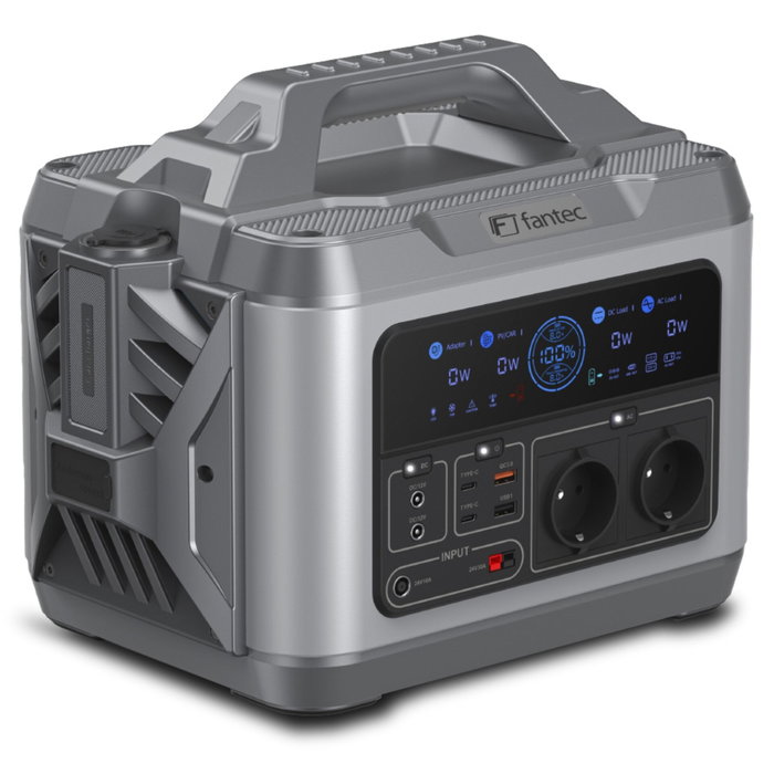Fantec PGS-1200 Power Station & Solar Generator 1200W 1110Wh