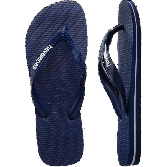 Chanclas para Hombre Havaianas Logo Filete Azul