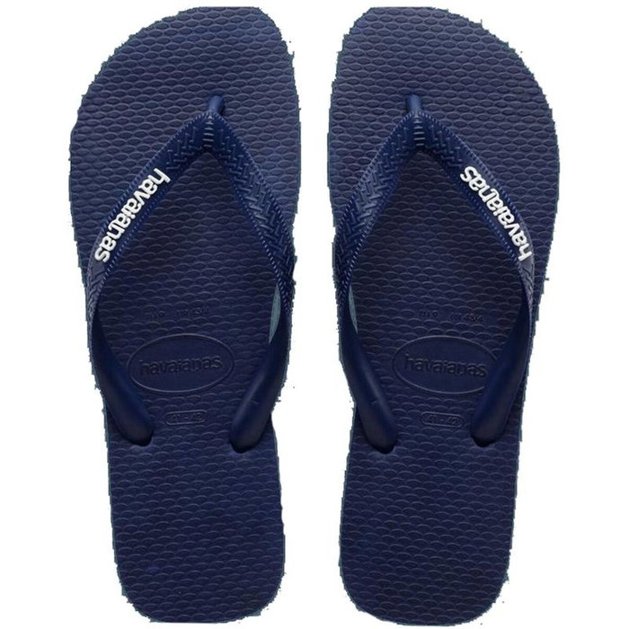 Chanclas para Hombre Havaianas Logo Filete Azul