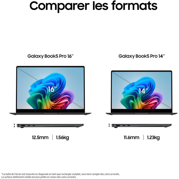 Samsung SAM1740444683496 Galaxy Book5 Pro Ordenador portátil 14" AMOLED 2X WQXGA+, Intel Core Ultra 5, 16 GB RAM, 256 GB