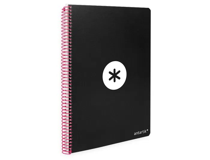 Antartik Cuaderno Espiral A4 Tapa Dura 80 Hojas 90gr Cuadro 4mm Con Margen Negro Antartik Cuaderno Espiral A4 Tapa Dura 80 Hojas 90gr Cuadro 4mm Con Margen Negro