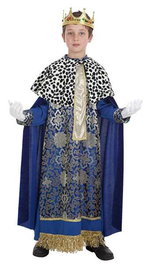 Disfraz para Niños Creaciones Llopis Azul Rey Mago Melchor