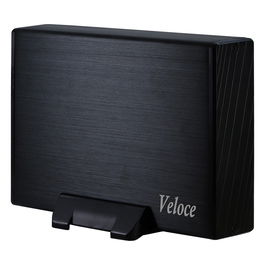 Inter-Tech Veloce GD-35612 8cm 3.5" SATA Serial ATA II Negro 5 Gbit/s