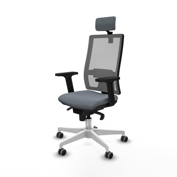 PIQUERAS Y CRESPO Silla de oficina Horna Gris con mecanismo Sincro PIQUERAS Y CRESPO Silla de oficina Horna Gris con mecanismo Sincro