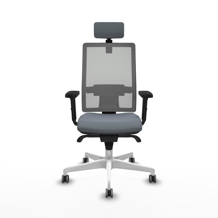 PIQUERAS Y CRESPO Silla de oficina Horna Gris con mecanismo Sincro PIQUERAS Y CRESPO Silla de oficina Horna Gris con mecanismo Sincro