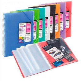 Carchivo Carpeta Archivex-Star Espiral PP Extra con 80 Fundas A4 Negro