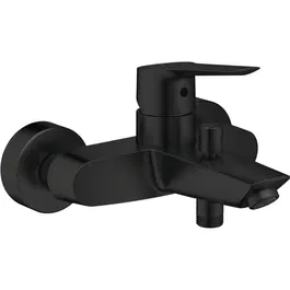 Grohe 322782432 Mezclador Monomando de Baño/Ducha Negro Mate Montaje en Pared Visto Desviador Automático