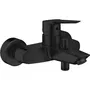 Grohe 322782432 Mezclador Monomando de Baño/Ducha Negro Mate Montaje en Pared Visto Desviador Automático