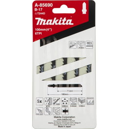Makita B-17 Hoja de Sierra Caladora para Madera y Plástico