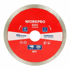 Workpro Disco diamantado continuo Basic ø125 x 7 x 22,2 mm