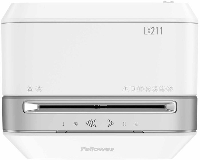 Fellowes LX211 Destructora de Papel Microcorte Blanca
