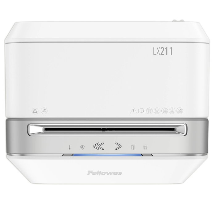 Fellowes LX211 Destructora de Papel Microcorte Blanca