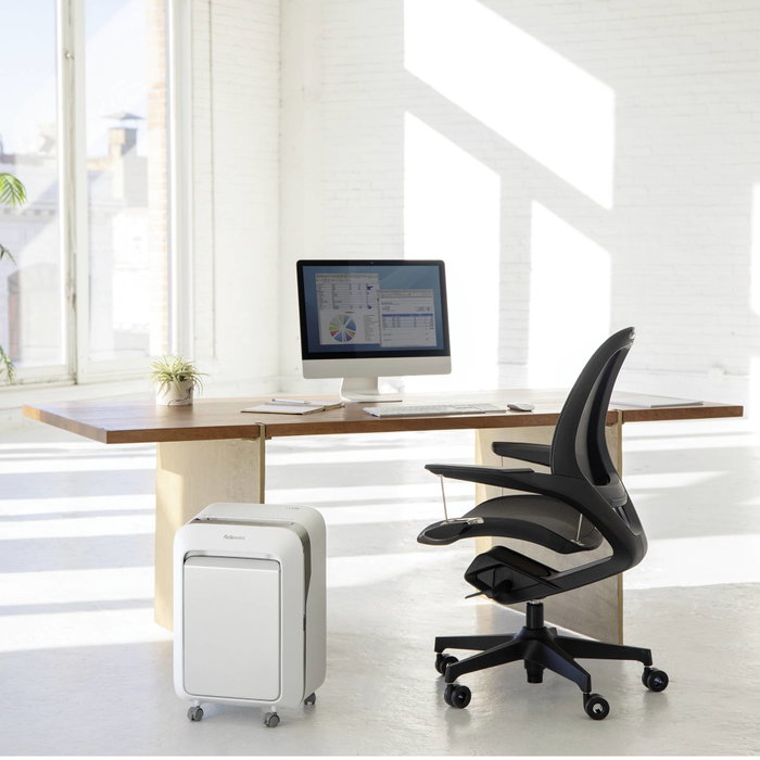 Fellowes LX211 Destructora de Papel Microcorte Blanca