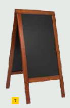 Pizarra de Ext.Caoba 58x99.5 cm