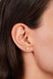 Heliophilia Silver ELKAB92237 Pendientes de Plata de Ley 925, Dorados, Resistentes al Deslustre, Elegantes y Atemporales