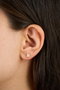 Heliophilia Silver ELKAB92237 Pendientes de Plata de Ley 925, Dorados, Resistentes al Deslustre, Elegantes y Atemporales