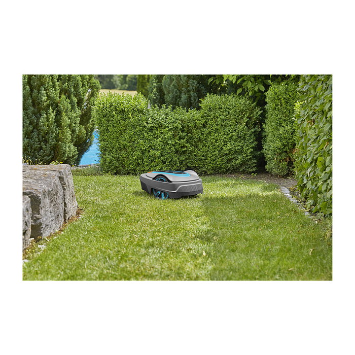 GARDENA smart SILENO city 400 qm Set Robot Cortacésped para césped de hasta 400 m², 16 cm ancho de corte, Batería Ión de litio