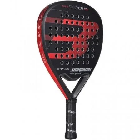 Bullpadel Sniper 2.0 Power 2026 Pala Padel Hombre Potencia Negro Rojo
