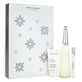 ISSEY MIYAKE L'eau d'issey Eau de Toilette 100ml Vaporizador + Eau de Toilette 10ml Vaporizador + Loción Corporal Perfumada 50ml Mujer Set