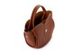 Lucky Bees Bolsa de Hombro Color Tan Cuero de Polivinilo