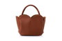 Lucky Bees Bolsa de Hombro Color Tan Cuero de Polivinilo