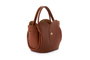 Lucky Bees Bolsa de Hombro Color Tan Cuero de Polivinilo