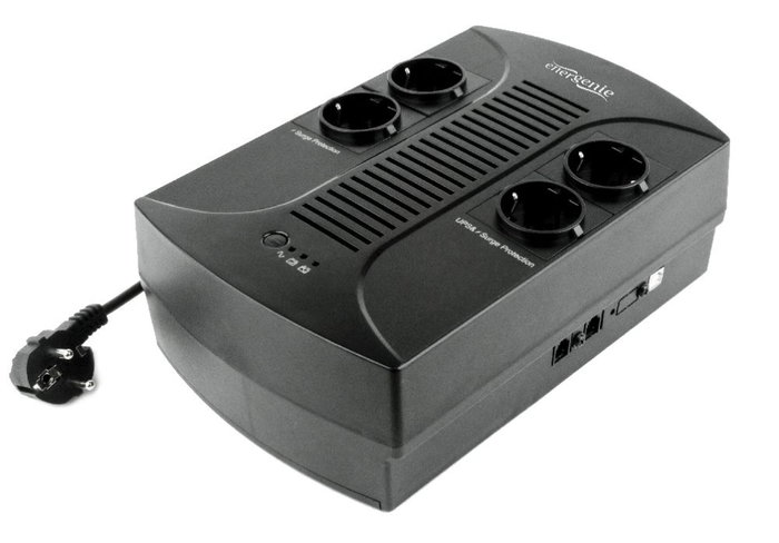 GEMBIRD EG-UPS-002 Sistema de Alimentación Ininterrumpida (UPS) 0,85 kVA 510 W 4 Salidas AC GEMBIRD EG-UPS-002 Sistema de Alimentación Ininterrumpida (UPS) 0,85 kVA 510 W 4 Salidas AC