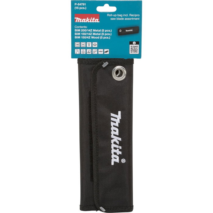 Makita P-84791 Juego de hojas para sierra recíproca de 15 piezas Makita P-84791 Juego de hojas para sierra recíproca de 15 piezas