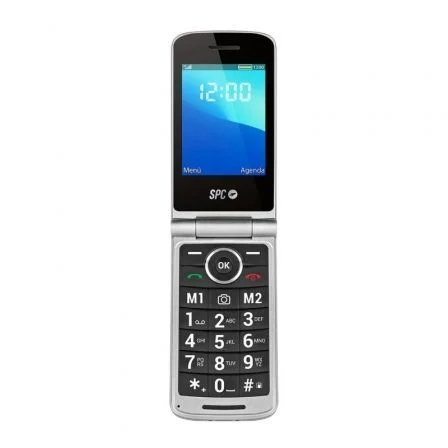 SPC Prince 4G Teléfono Móvil para Personas Mayores, Negro, Teclado Grande, Botón SOS, 4G, Radio FM