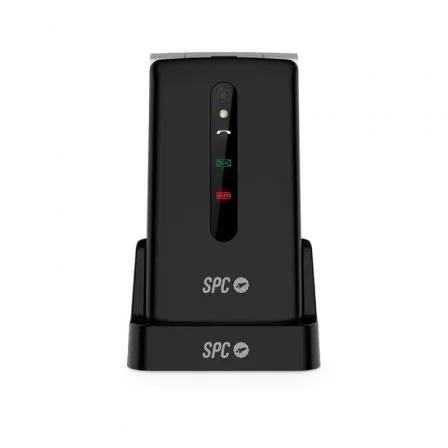 SPC Prince 4G Teléfono Móvil para Personas Mayores, Negro, Teclado Grande, Botón SOS, 4G, Radio FM
