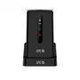 SPC Prince 4G Teléfono Móvil para Personas Mayores, Negro, Teclado Grande, Botón SOS, 4G, Radio FM