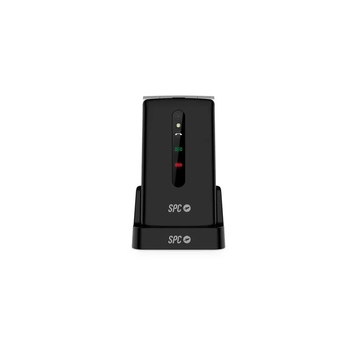 SPC Prince 4G - Teléfono Móvil para Personas Mayores con 4G, Pantalla 2.8", Botón SOS, Smart Help, 2 Memorias Directas, Linterna, Radio FM, Bluetooth 5.1 - Color Negro/Plata