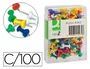 Q-connect Señalizadores de planos, caja de 100 unidades, colores surtidos