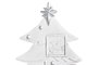 DKD Home Decor Nacimiento Navidad Tradicional Blanco Marron Resina 15.9 x 13.6 x 5.2 cm