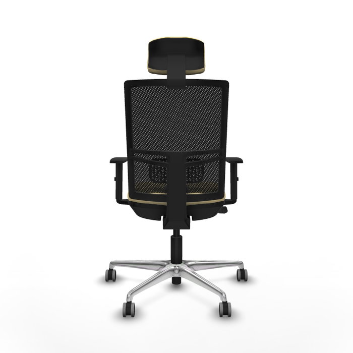 PIQUERAS Y CRESPO Silla de oficina Yunquera con mecanismo Sincro/Traslack, Crema y Negro PIQUERAS Y CRESPO Silla de oficina Yunquera con mecanismo Sincro/Traslack, Crema y Negro
