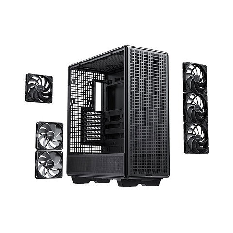 Antec 900 Full Tower Negro con Vidrio Templado Antec 900 Full Tower Negro con Vidrio Templado