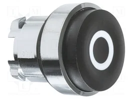 SCHNEIDER ELECTRIC Interruptor de presión Harmony XB4 negro 22mm