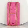 Zoozie Bags 1203 Bolso Cruzado de Piel para Teléfono con Monedero y Tarjetero, Color Rosa, 10x19 cm